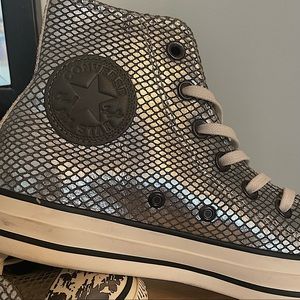 Converse Chuck Taylor Silver Snake HiTop Eras Tour